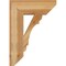 Ekena Millwork Olympic Slat Rough Sawn Bracket, Western Red Cedar, 6"W x 20"D x 28"H BKT06X20X28OLY06RWR - alternate 2